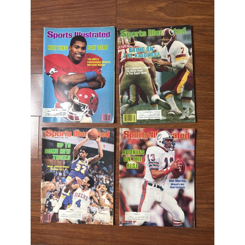 Sports Illustrated Magazine 1983-84 Herschel Walker - Theismann - Marino - Magic
